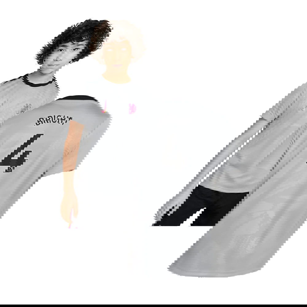 2024-2025 Chelsea Third Academy Pre-Match Shirt (Grey) - Kids (Bright 4)