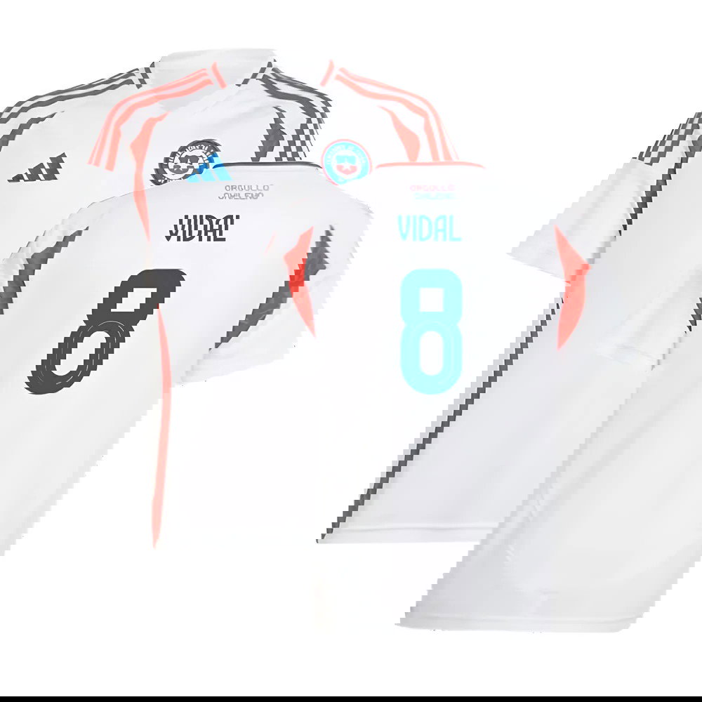 2024-2025 Chile Away Shirt (Kids) (VIDAL 8)