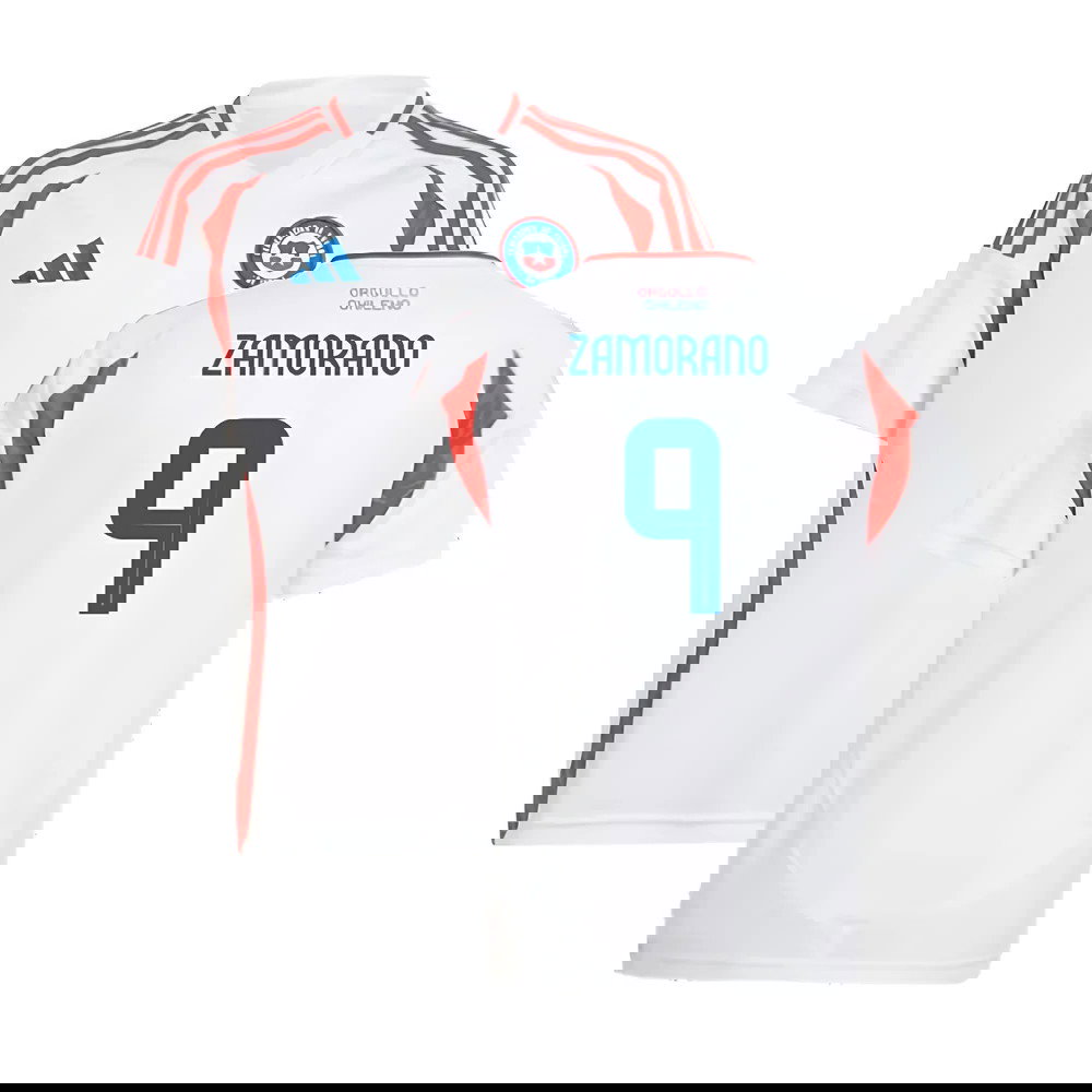 2024-2025 Chile Away Shirt (Kids) (ZAMORANO 9)