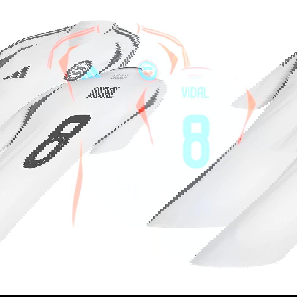 2024-2025 Chile Away Shirt (VIDAL 8)