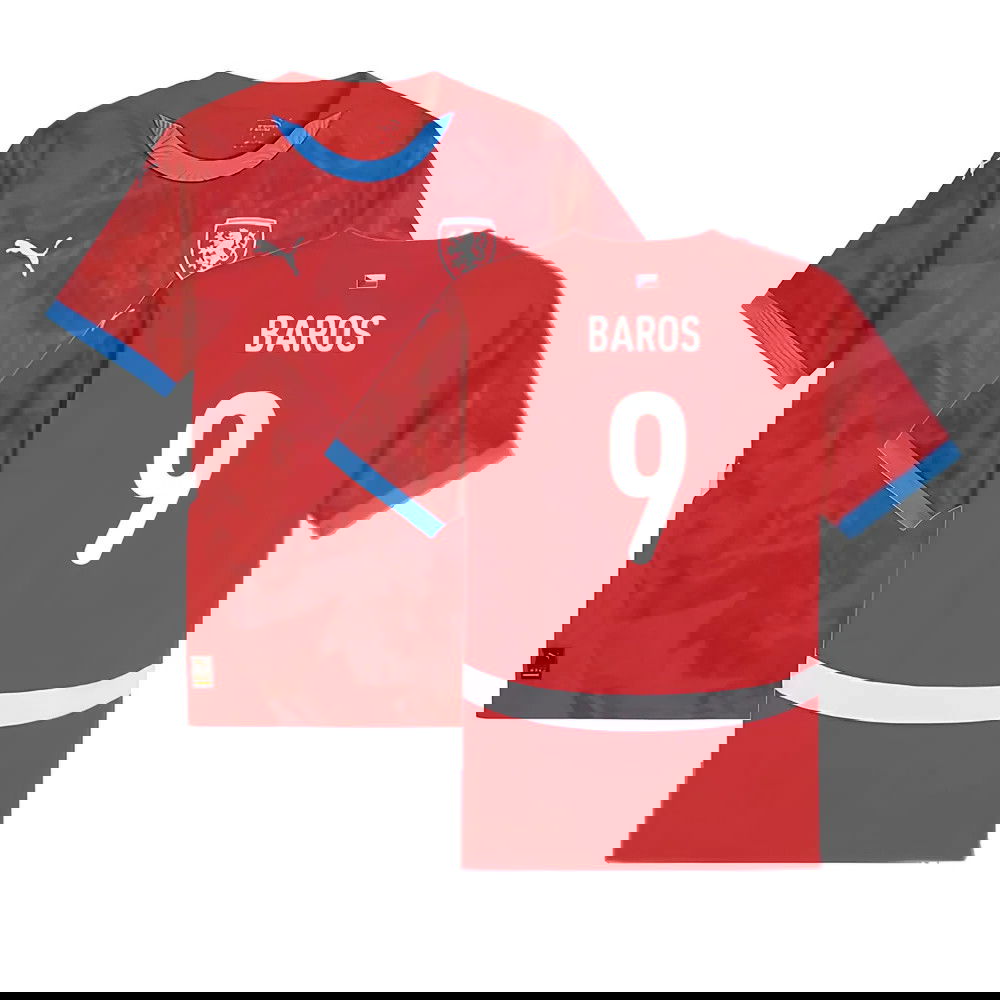 2024-2025 Czech Republic Home Shirt (Baros 9)