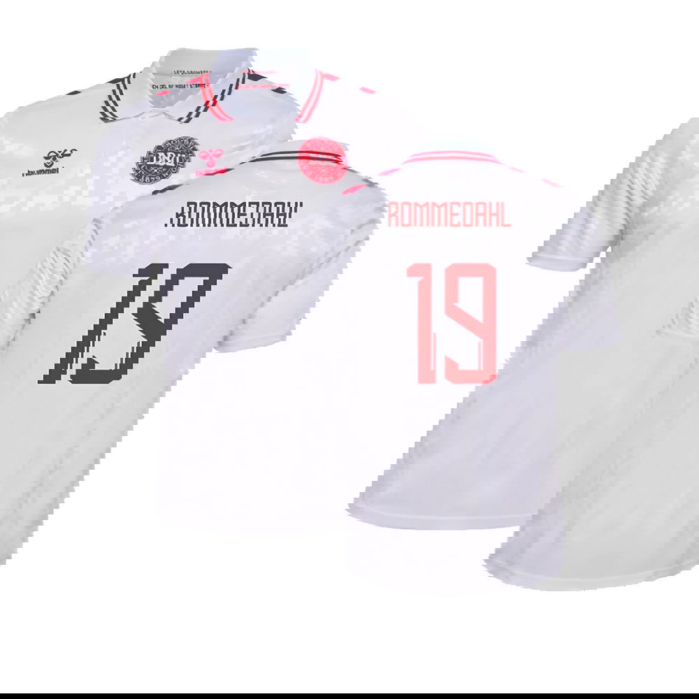 2024-2025 Denmark Away Shirt (Rommedahl 19)