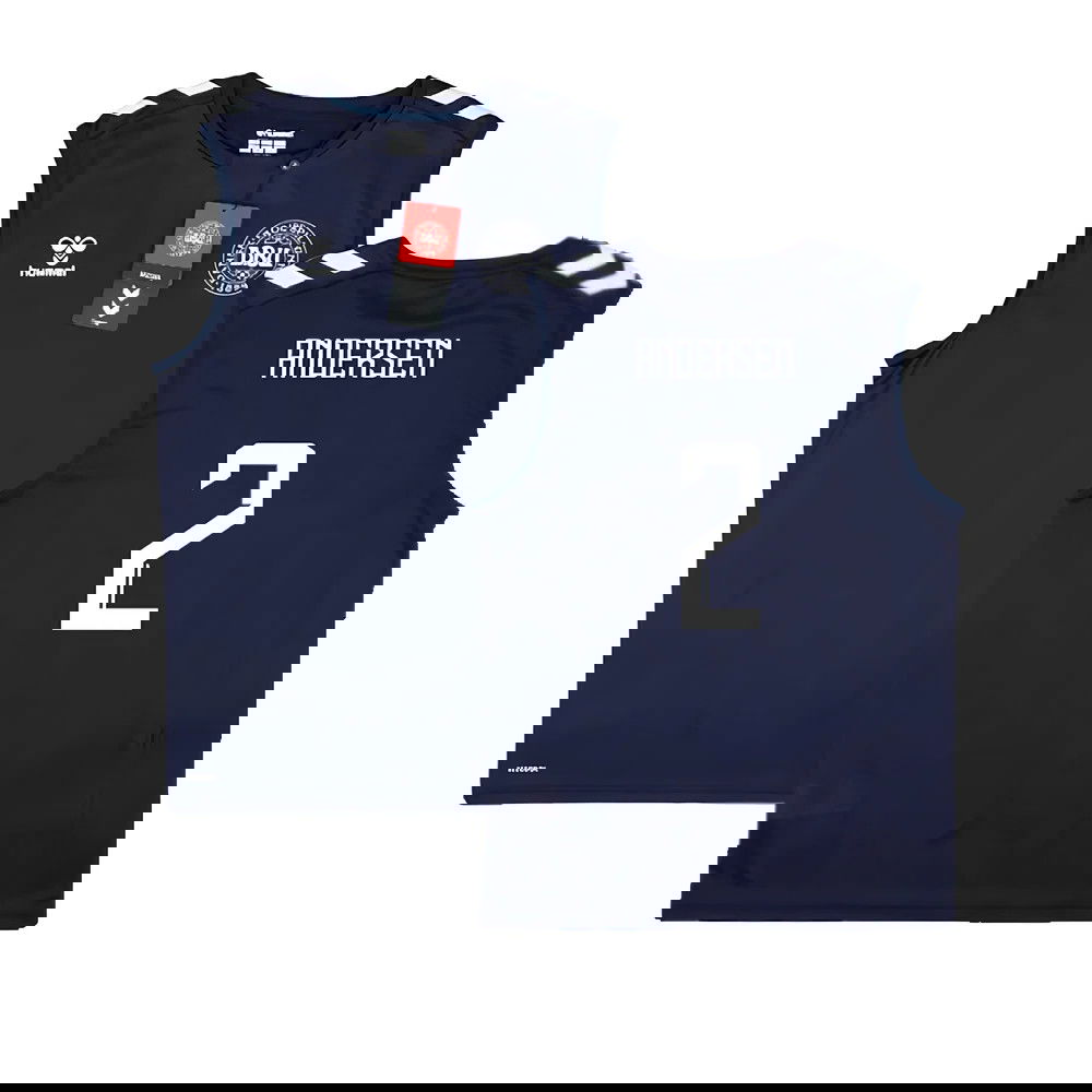 2024-2025 Denmark Sleeveless Training Jersey (Marine) (Andersen 2)