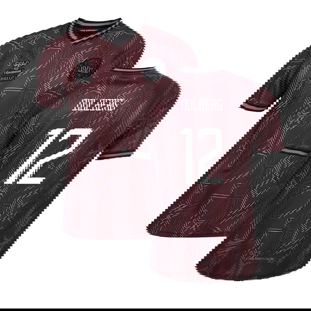 2024-2025 Denmark Special Edition Hummel x Halo SS Shirt (Dolberg 12)