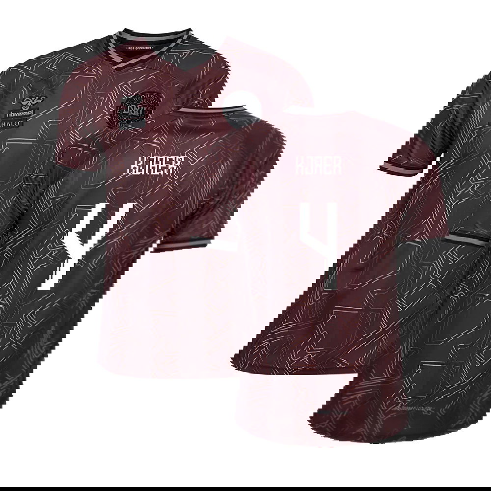 2024-2025 Denmark Special Edition Hummel x Halo SS Shirt (Kjaer 4)