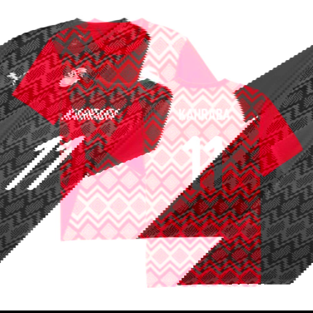 2024-2025 Egypt Prematch SS Jersey (Red) (Kahraba 11)