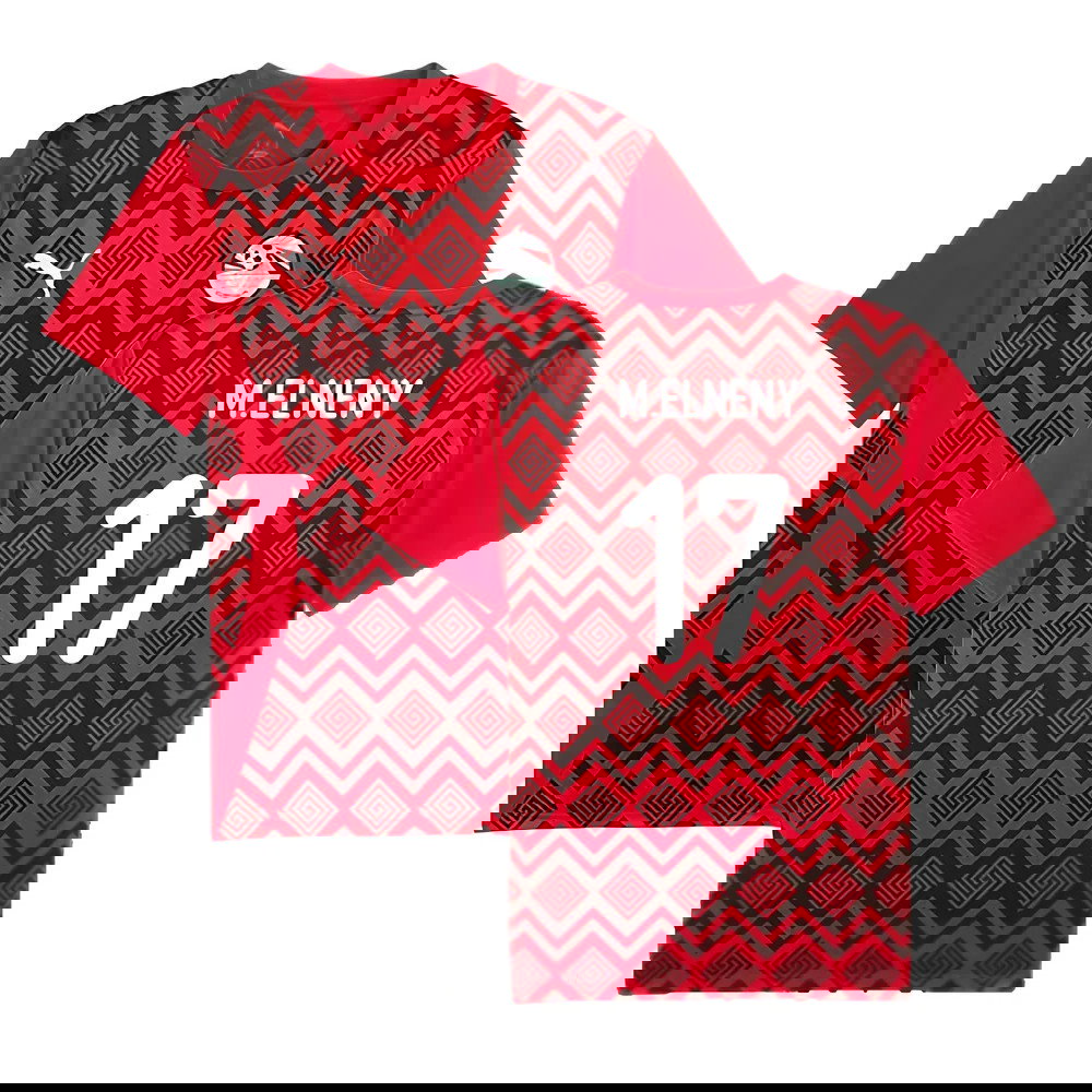 2024-2025 Egypt Prematch SS Jersey (Red) (M.Elneny 17)