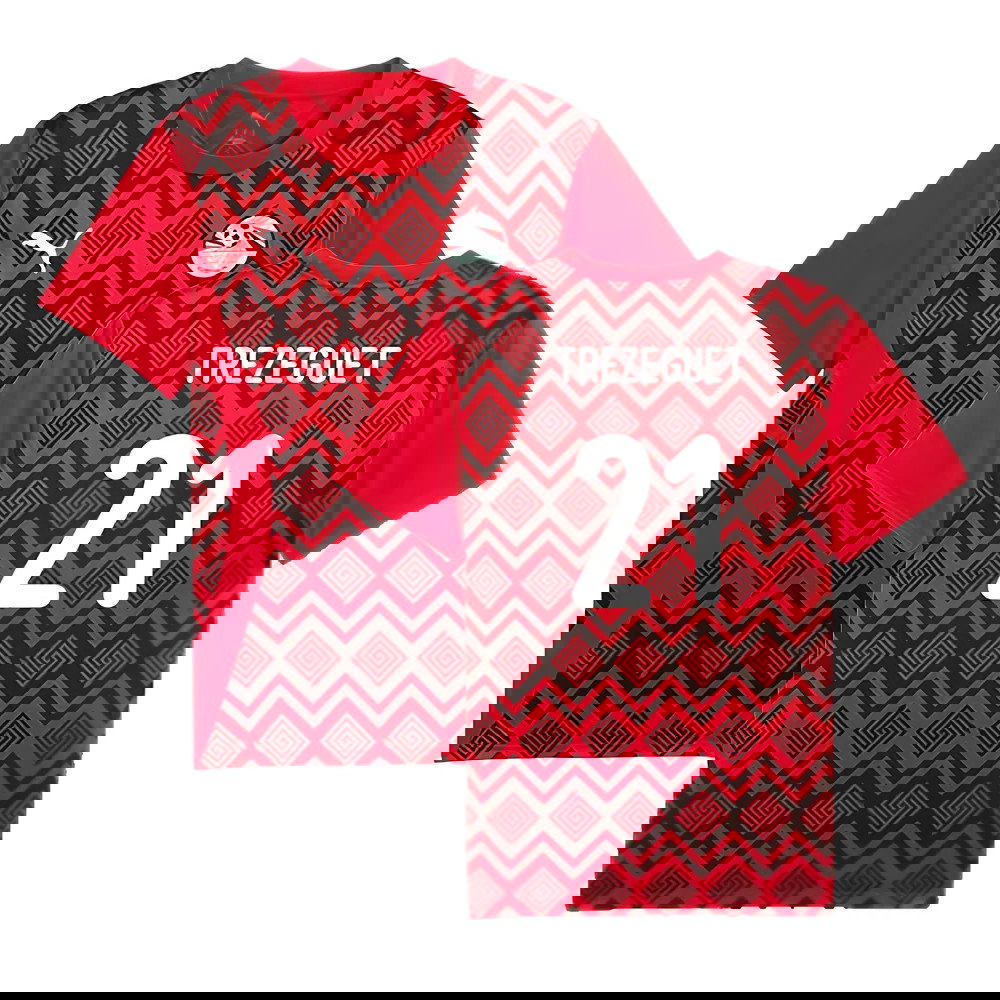 2024-2025 Egypt Prematch SS Jersey (Red) (Trezeguet 21)