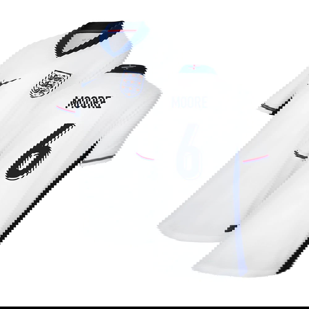 2024-2025 England Home Shirt (Kids) (Moore 6)