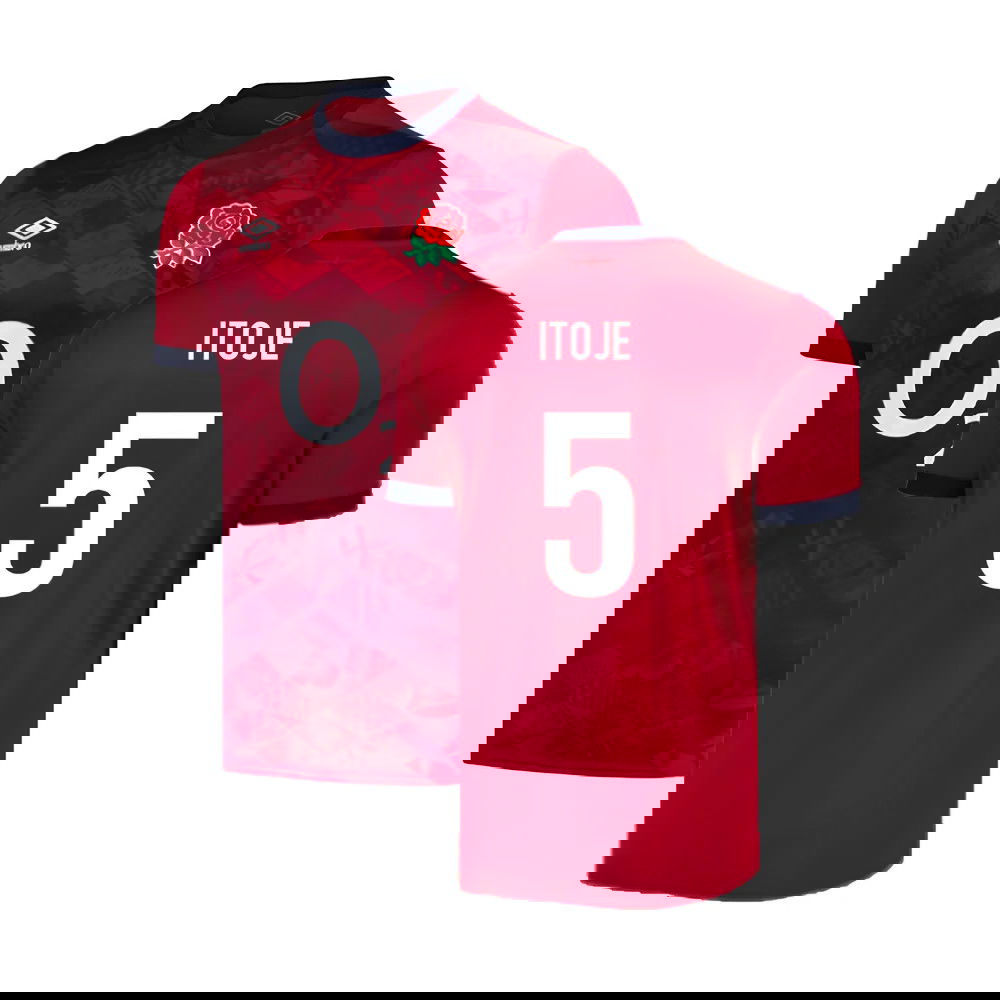2024-2025 England Rugby Alternate Replica Jersey (Itoje 5)