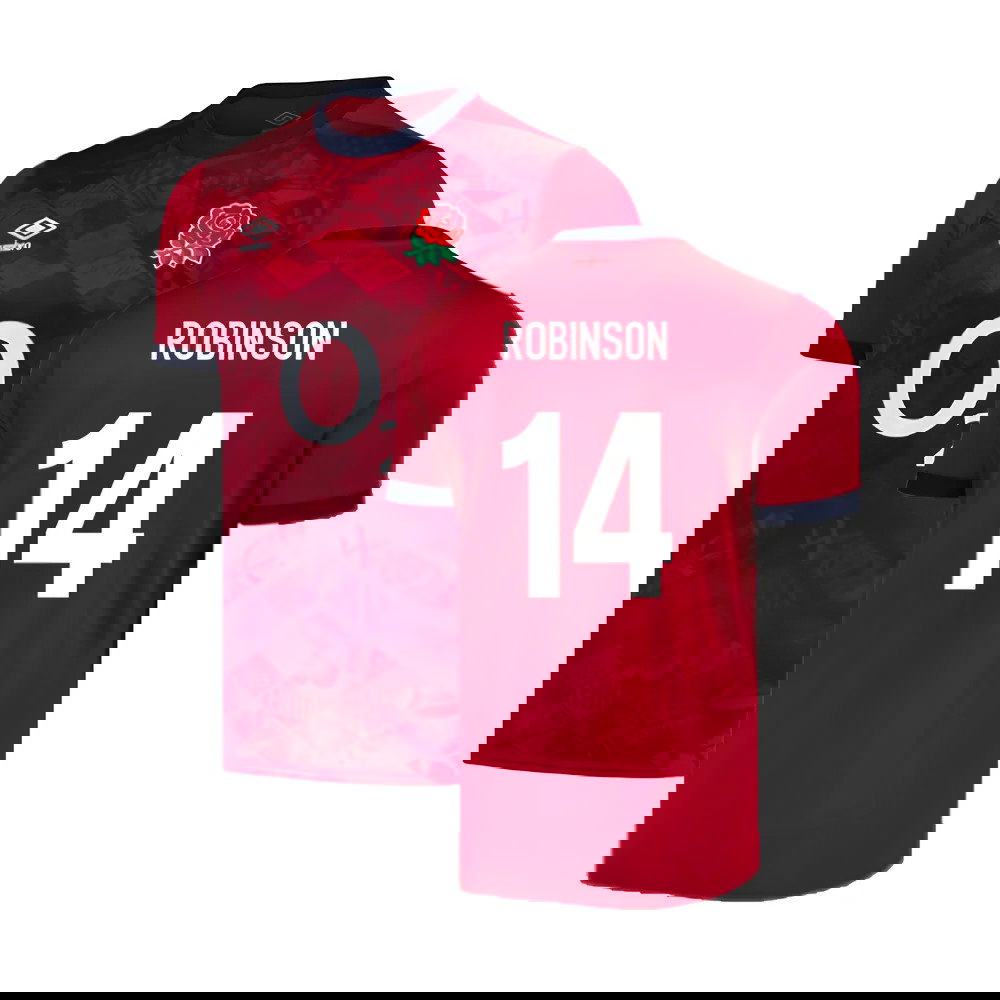 2024-2025 England Rugby Alternate Replica Jersey (Robinson 14)