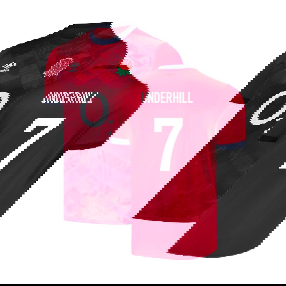2024-2025 England Rugby Alternate Replica Jersey (Underhill 7)