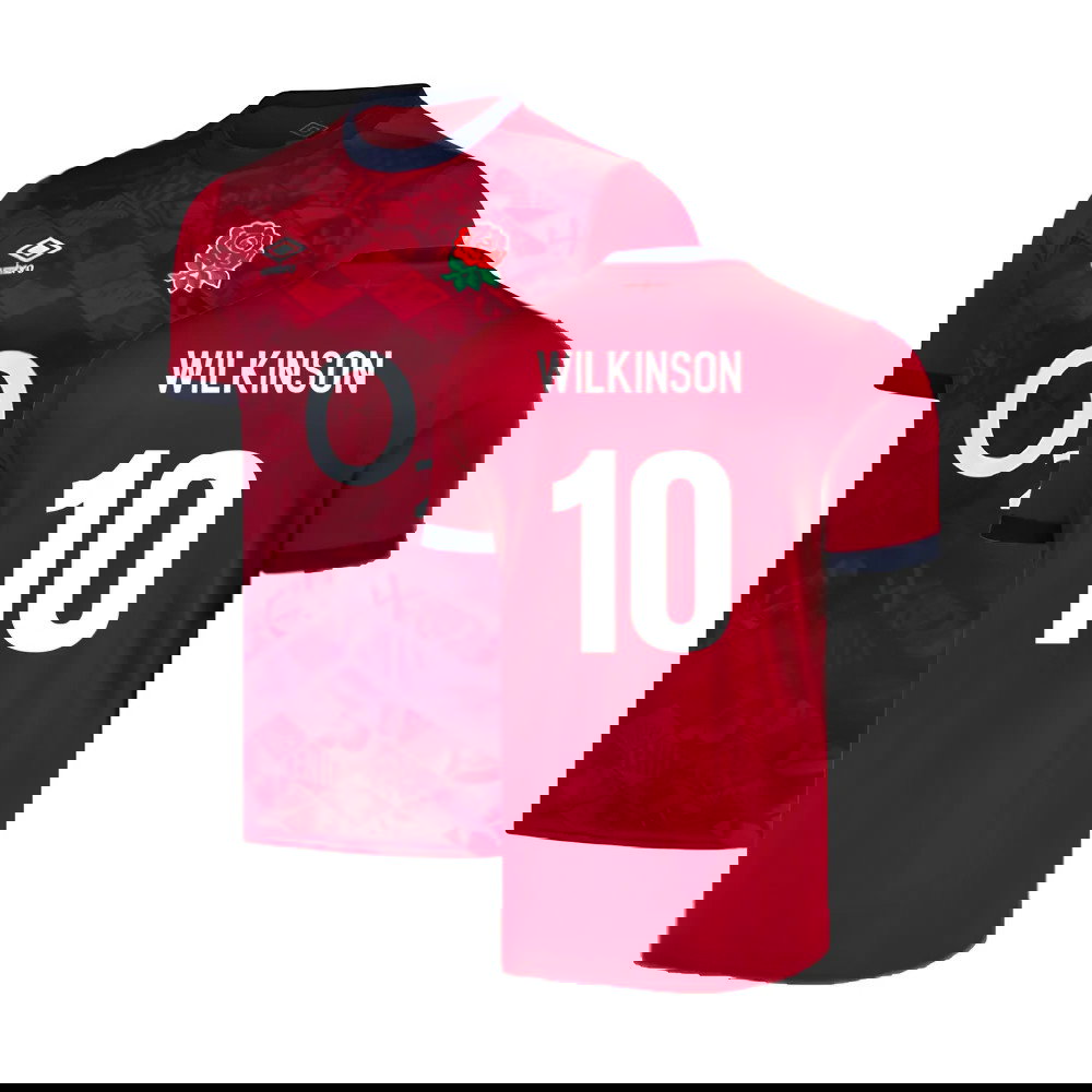 2024-2025 England Rugby Alternate Replica Jersey (Wilkinson 10)