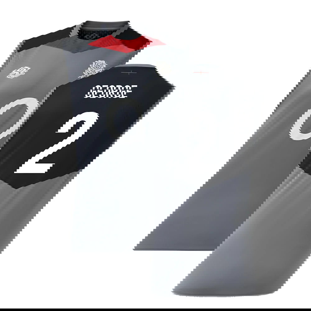 2024-2025 England Rugby Sleeveless Jersey O2 (Grey) (George 2)
