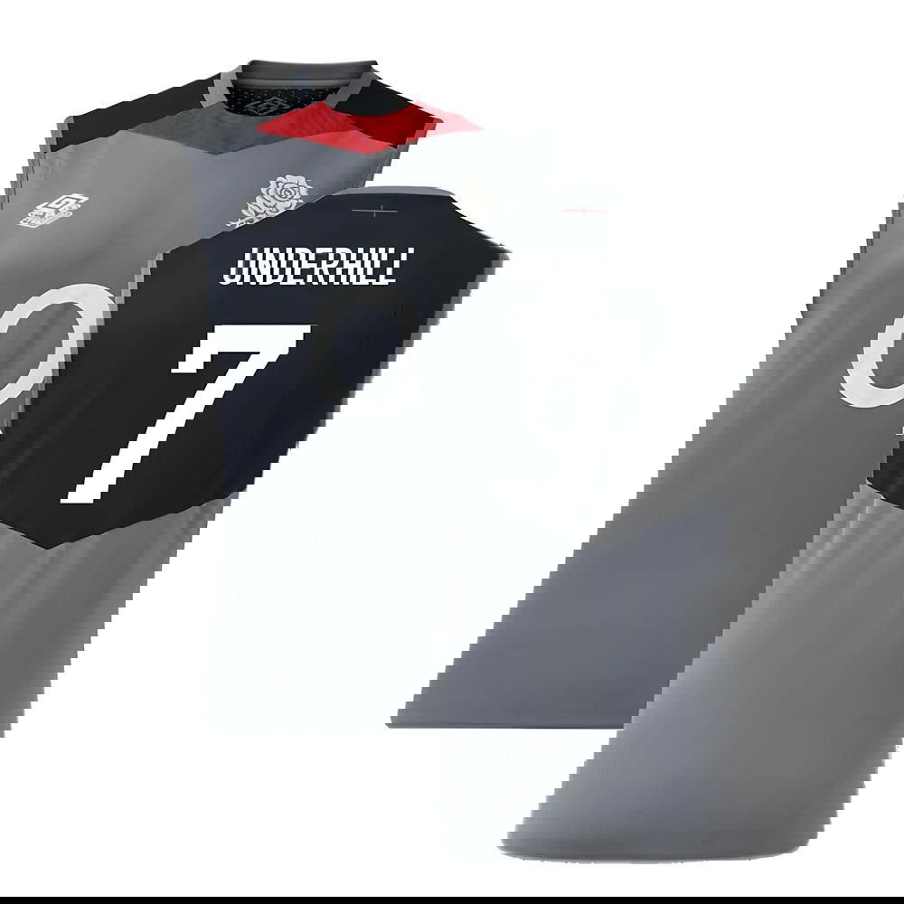 2024-2025 England Rugby Sleeveless Jersey O2 (Grey) (Underhill 7)