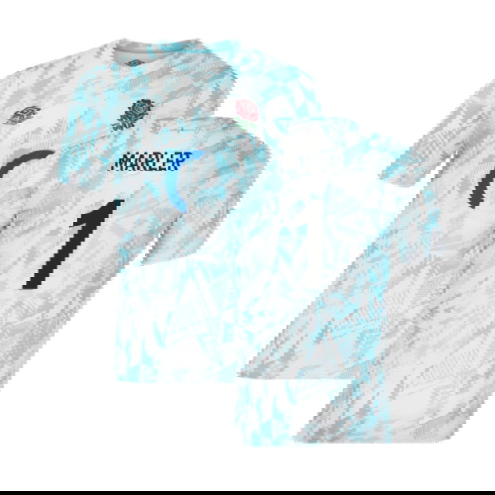 2024-2025 England Rugby Warm Up Jersey (White) (Marler 1)