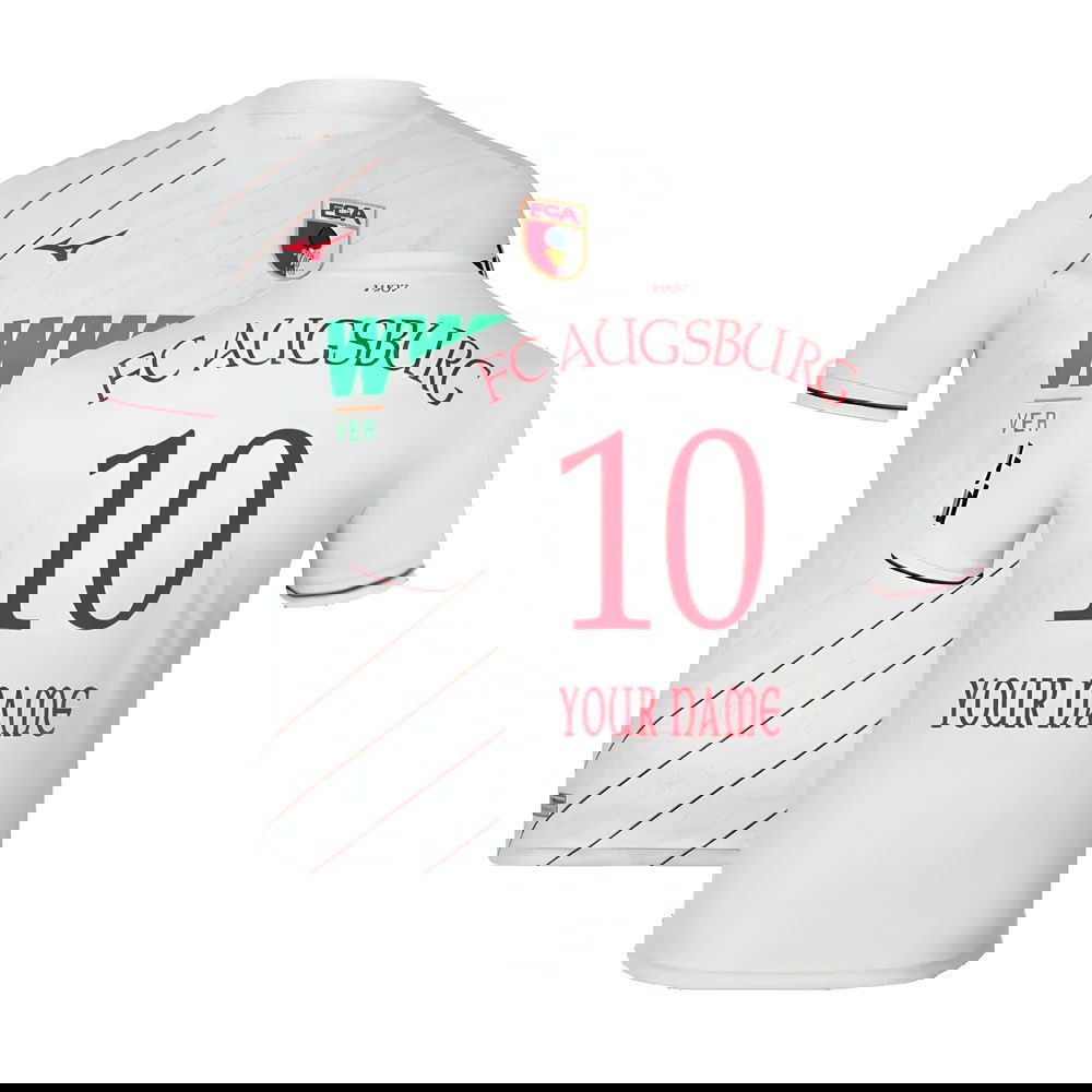 2024-2025 FC Augsburg Home Shirt (Your Name)