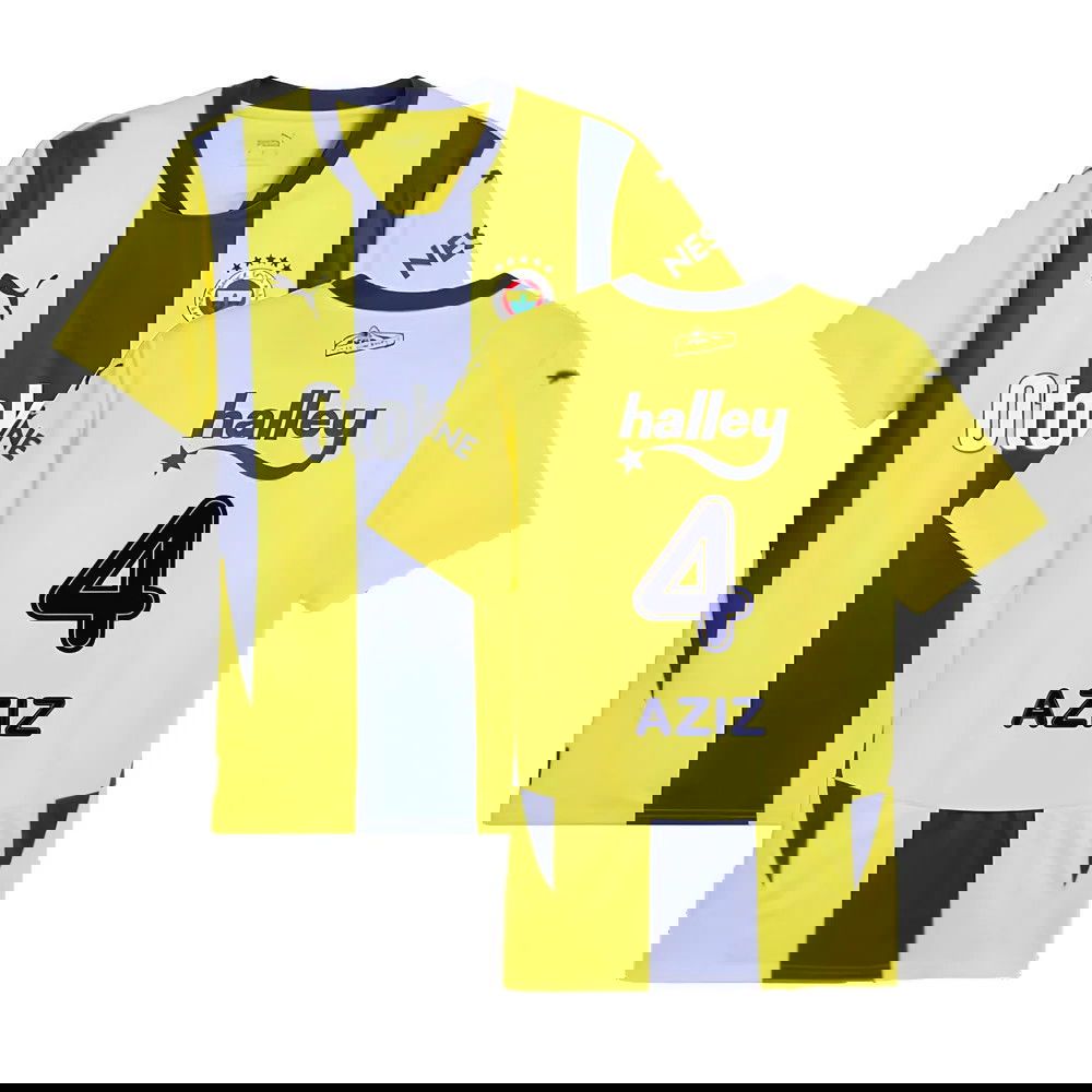 2024-2025 Fenerbahce Home Shirt (Aziz 4)