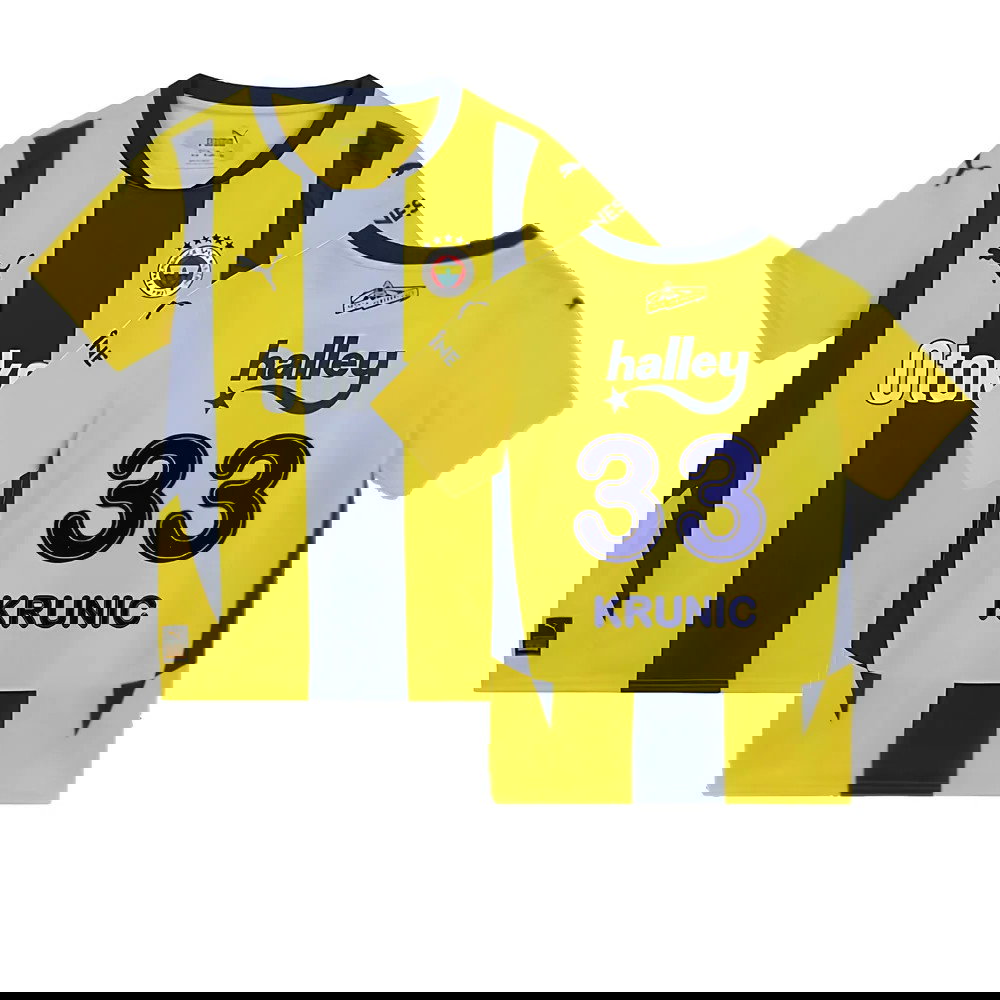 2024-2025 Fenerbahce Home Shirt (Kids) (Krunic 33)