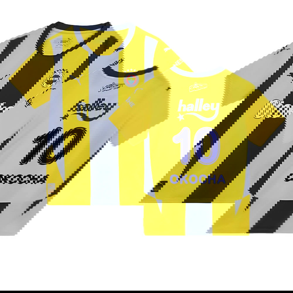 2024-2025 Fenerbahce Home Shirt (Kids) (Okocha 10)