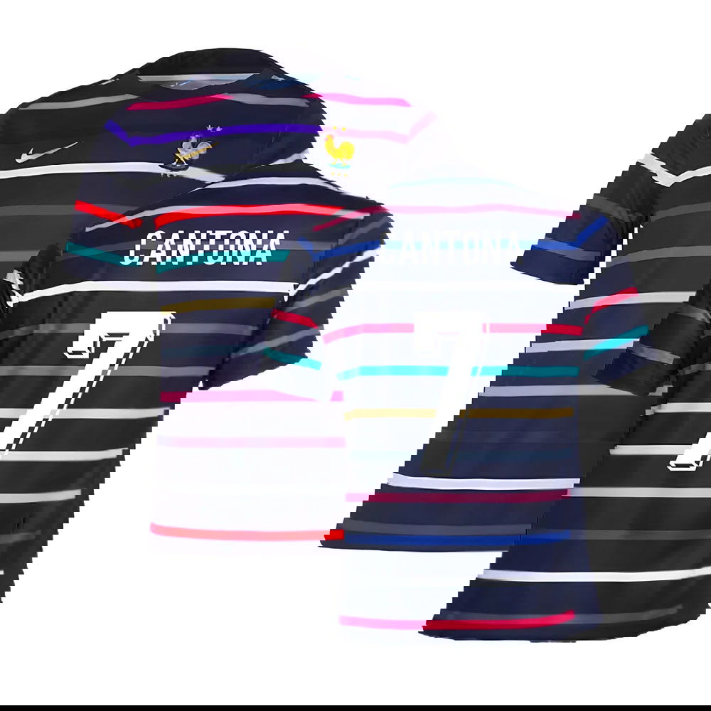 2024-2025 France Academy Pro Home Pre-Match Top (Navy) (Cantona 7)