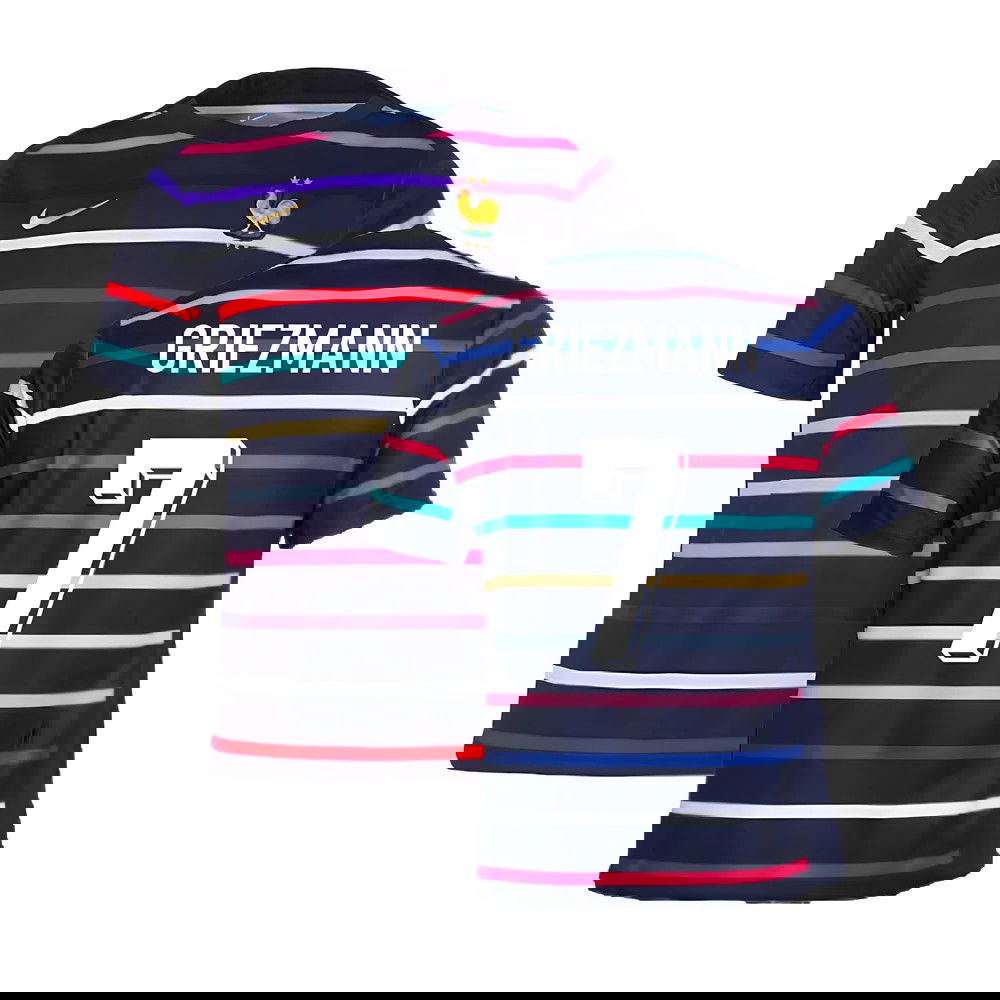 2024-2025 France Academy Pro Home Pre-Match Top (Navy) (Griezmann 7)