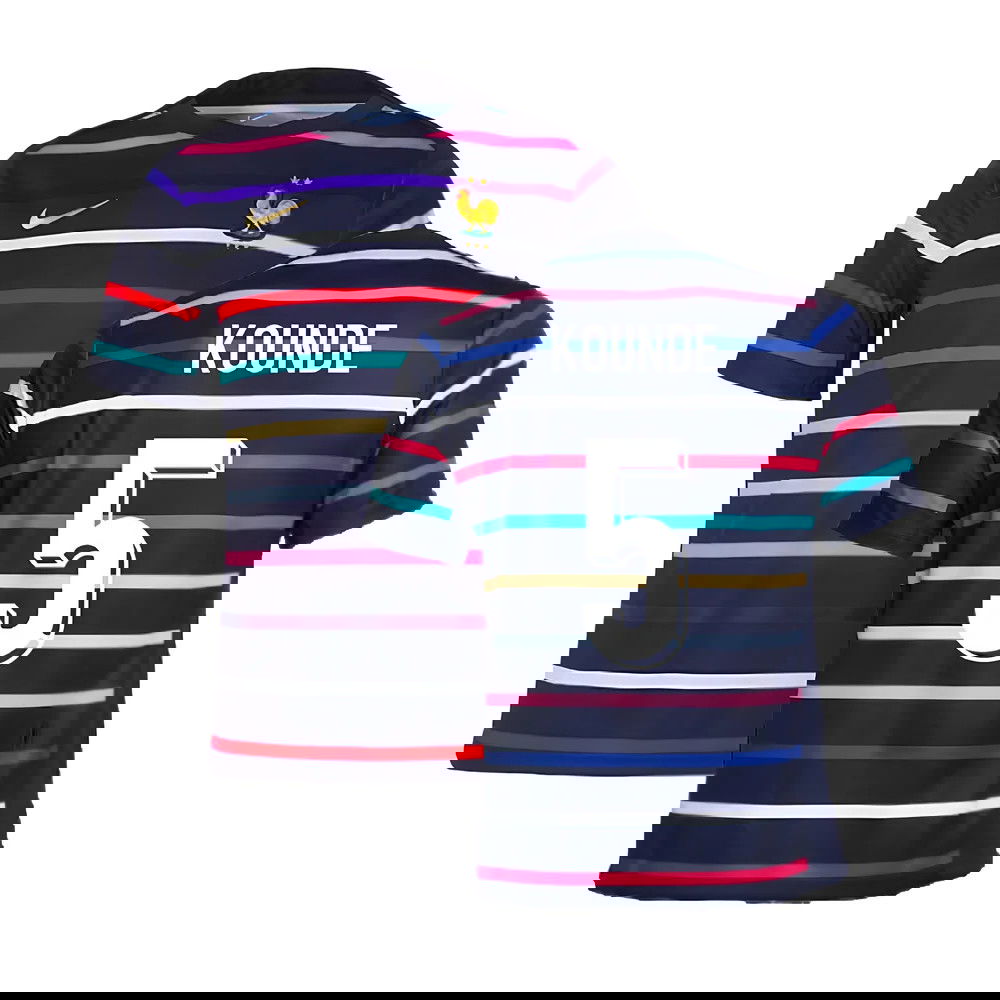 2024-2025 France Academy Pro Home Pre-Match Top (Navy) (Kounde 5)