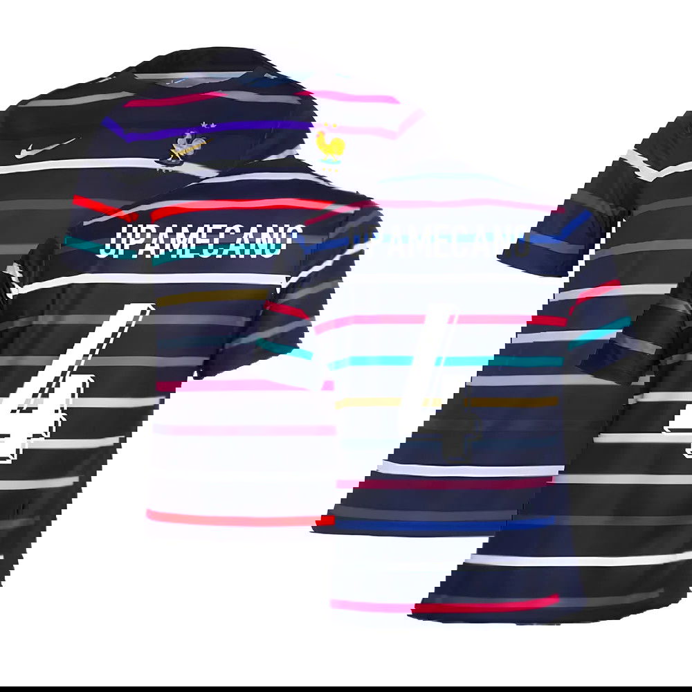 2024-2025 France Academy Pro Home Pre-Match Top (Navy) (Upamecano 4)