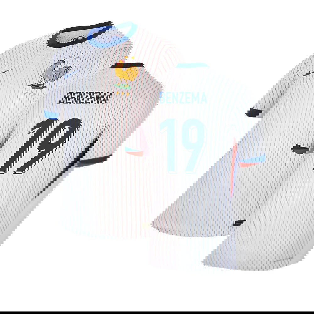 2024-2025 France Away Dri-ADV Match Shirt (Benzema 19)