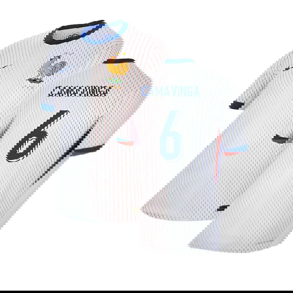 2024-2025 France Away Dri-ADV Match Shirt (Camavinga 6)