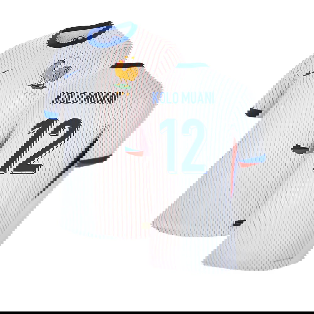 2024-2025 France Away Dri-ADV Match Shirt (Kolo Muani 12)