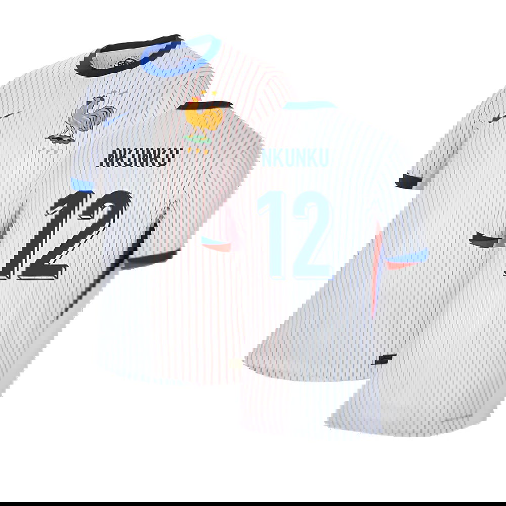 2024-2025 France Away Dri-ADV Match Shirt (Nkunku 12)