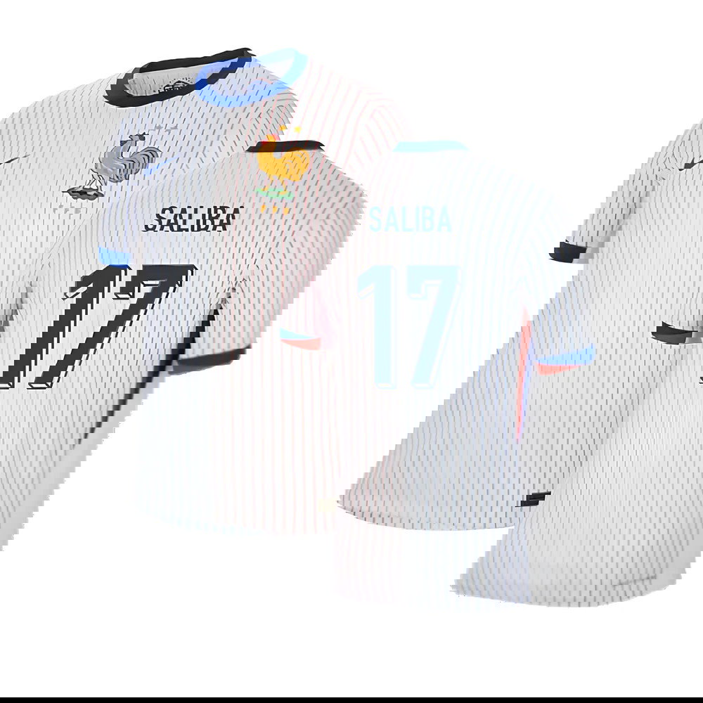 2024-2025 France Away Dri-ADV Match Shirt (Saliba 17)