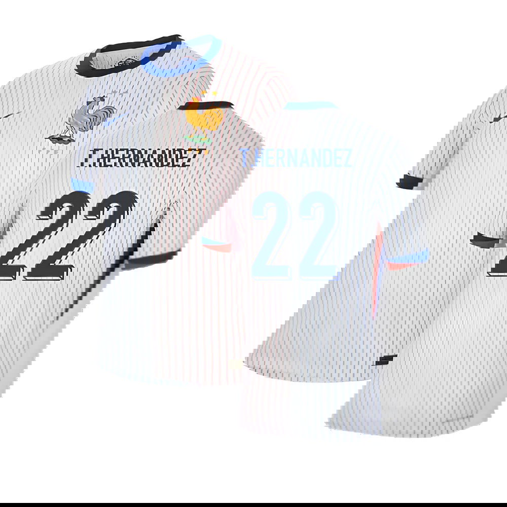 2024-2025 France Away Dri-ADV Match Shirt (T.Hernandez 22)