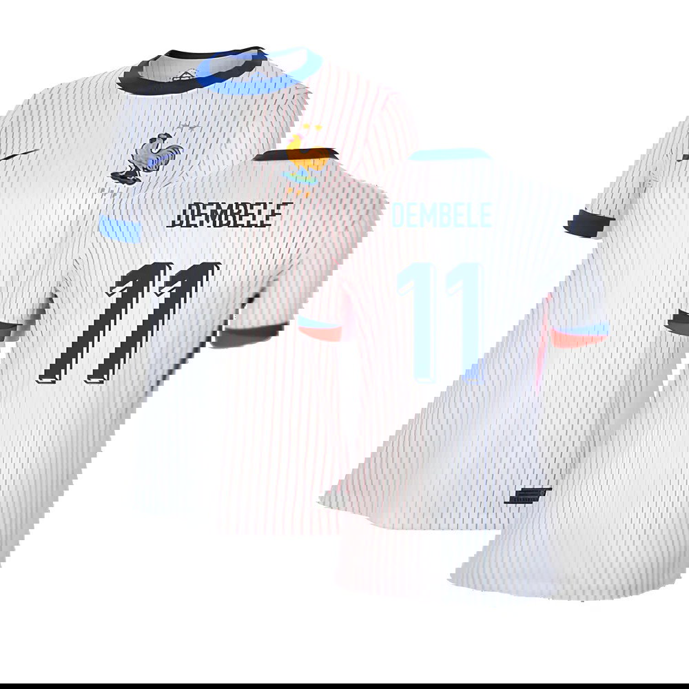 2024-2025 France Away Shirt (Womens) (Dembele 11)