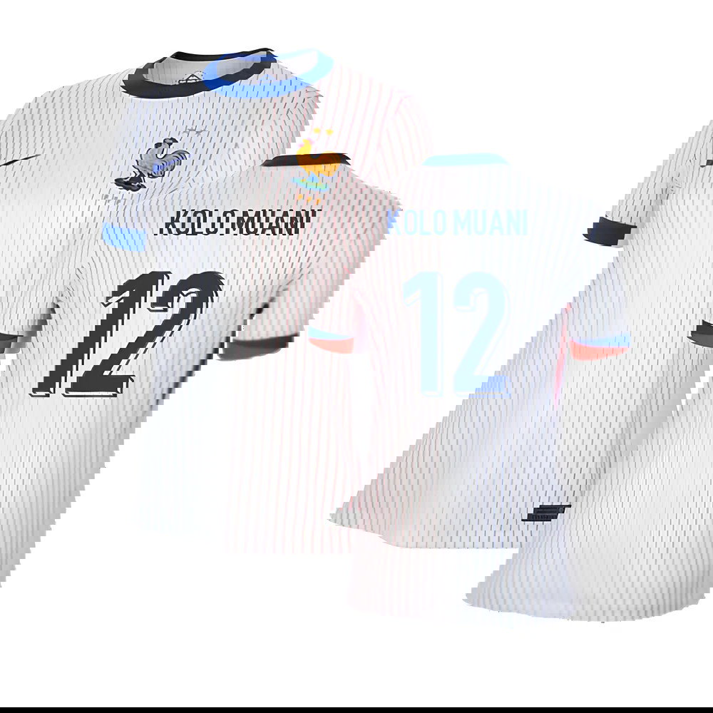 2024-2025 France Away Shirt (Womens) (Kolo Muani 12)