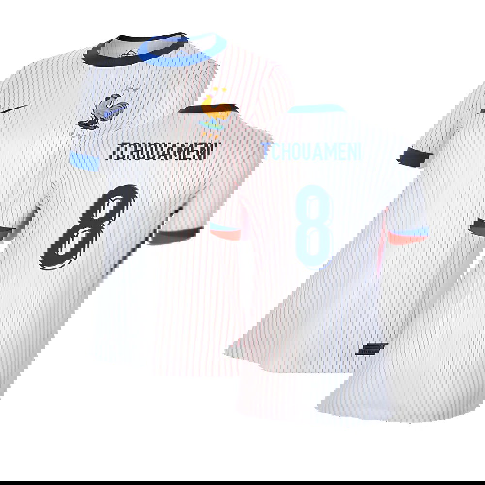 2024-2025 France Away Shirt (Womens) (Tchouameni 8)