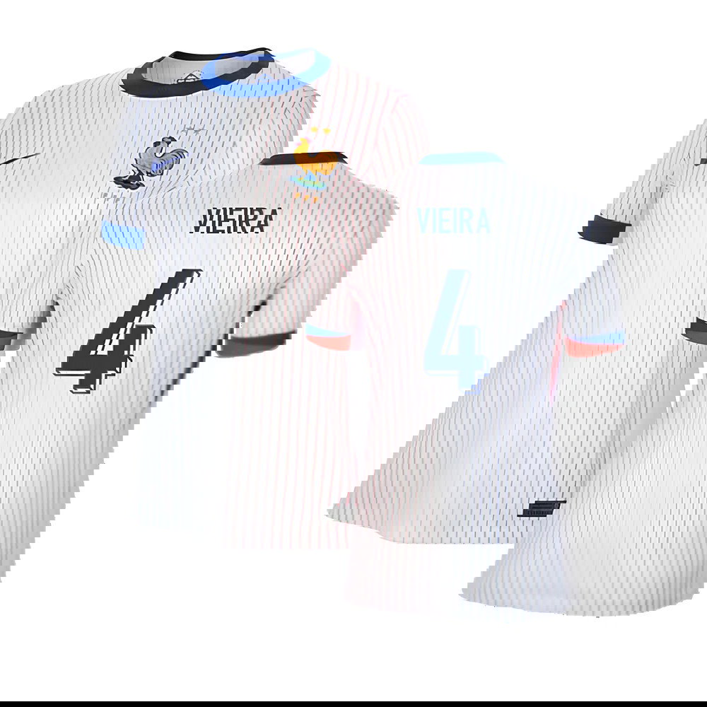 2024-2025 France Away Shirt (Womens) (Vieira 4)