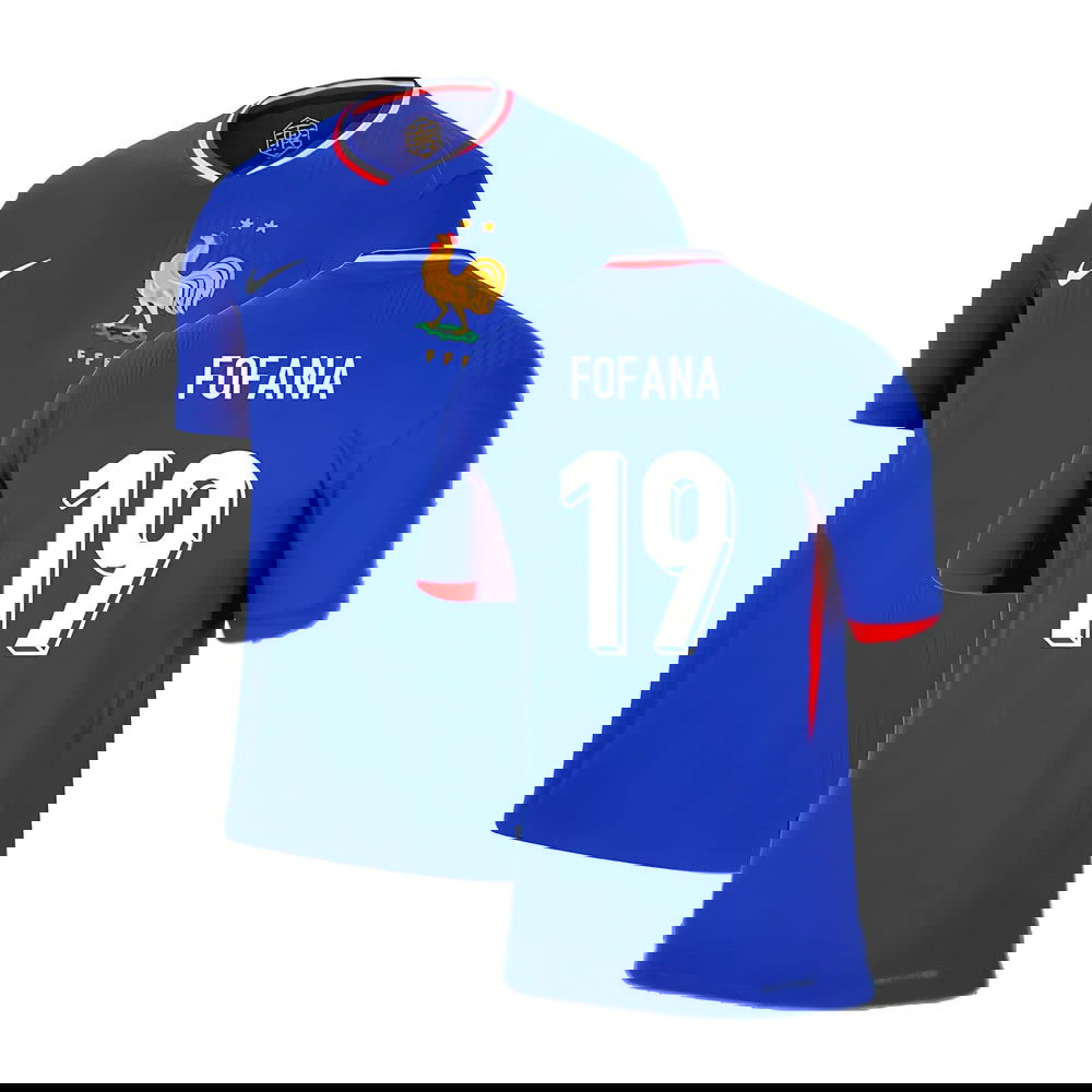2024-2025 France Dri-FIT ADV Match Home Shirt (Fofana 19)