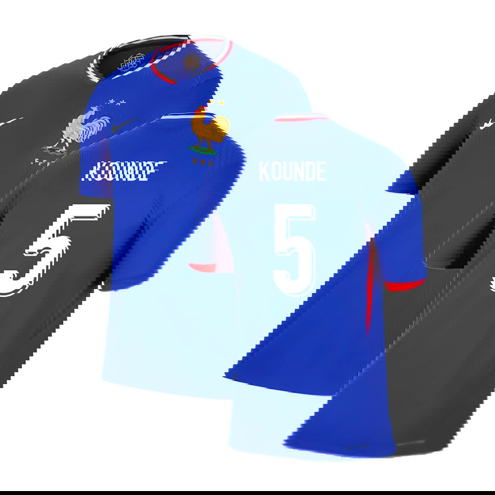 2024-2025 France Dri-FIT ADV Match Home Shirt (Kounde 5)