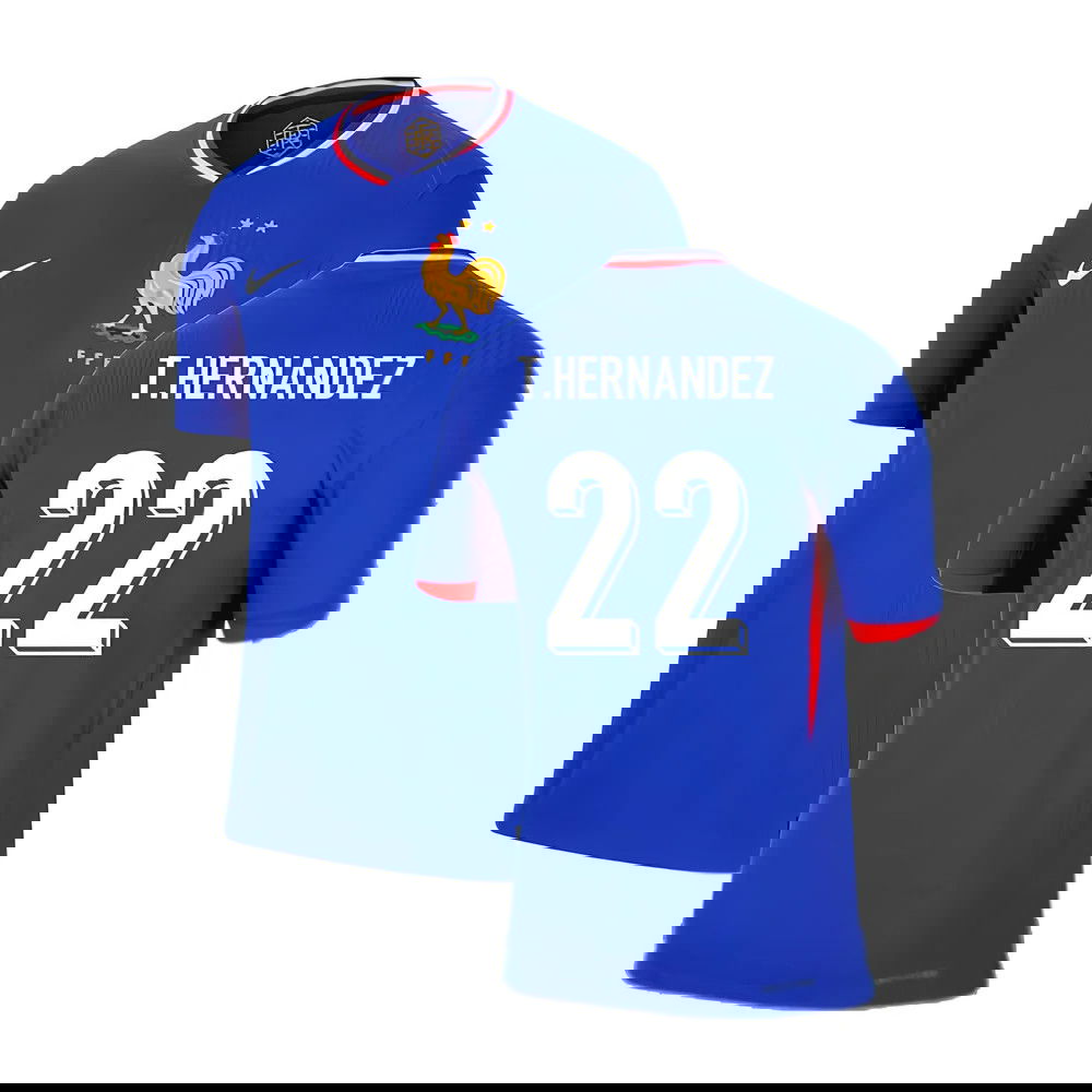 2024-2025 France Dri-FIT ADV Match Home Shirt (T.Hernandez 22)