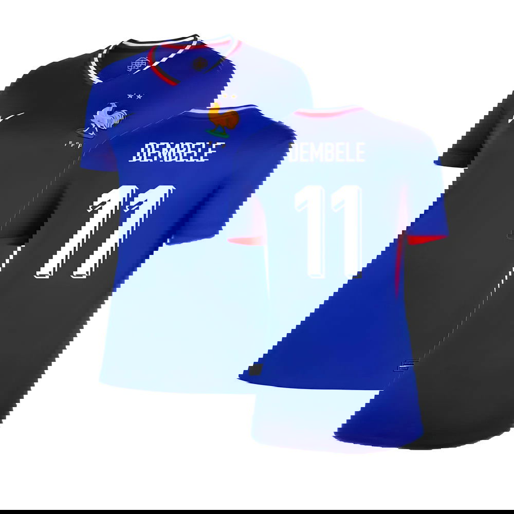 2024-2025 France Home Shirt (Womens) (Dembele 11)