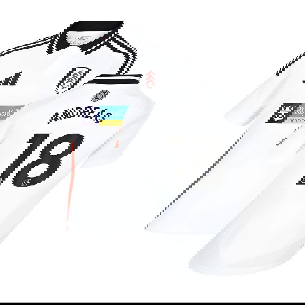 2024-2025 Fulham Home Shirt (Kids) (Andreas 18)