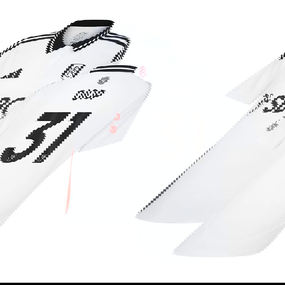 2024-2025 Fulham Home Shirt (Womens) (Diop 31)