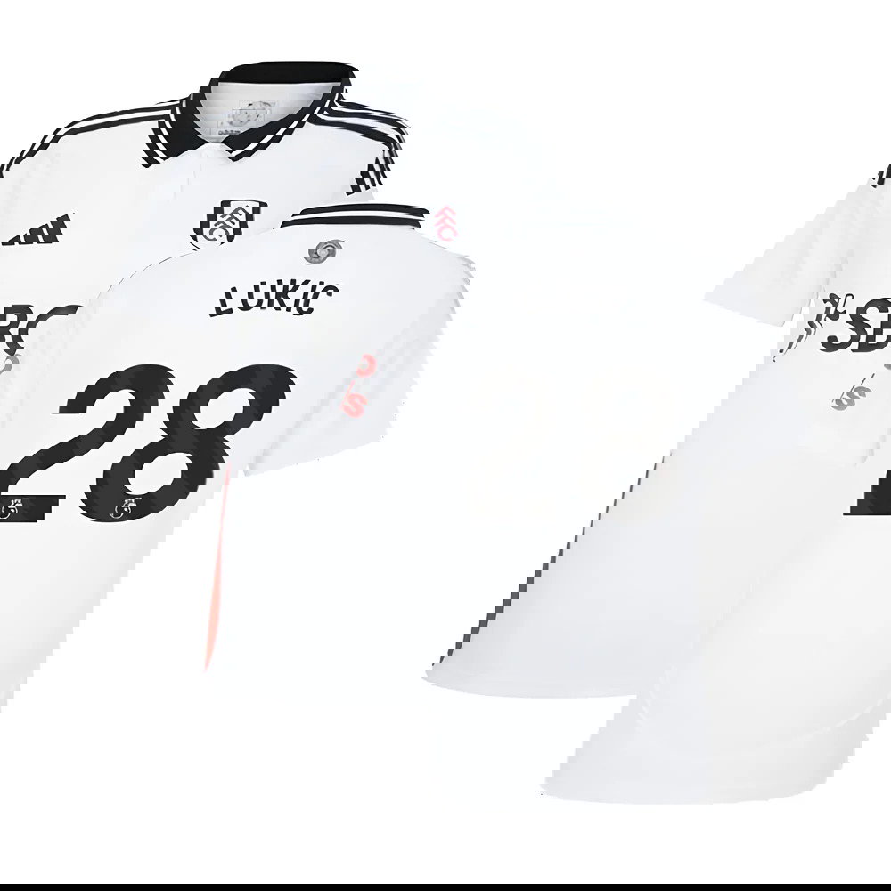 2024-2025 Fulham Home Shirt (Womens) (Lukic 28)