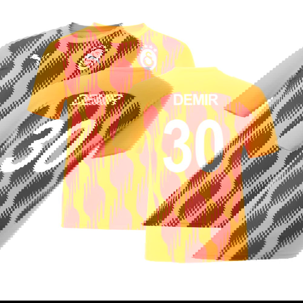 2024-2025 Galatasaray Pre-Match Shirt (Orange) (Demir 30)