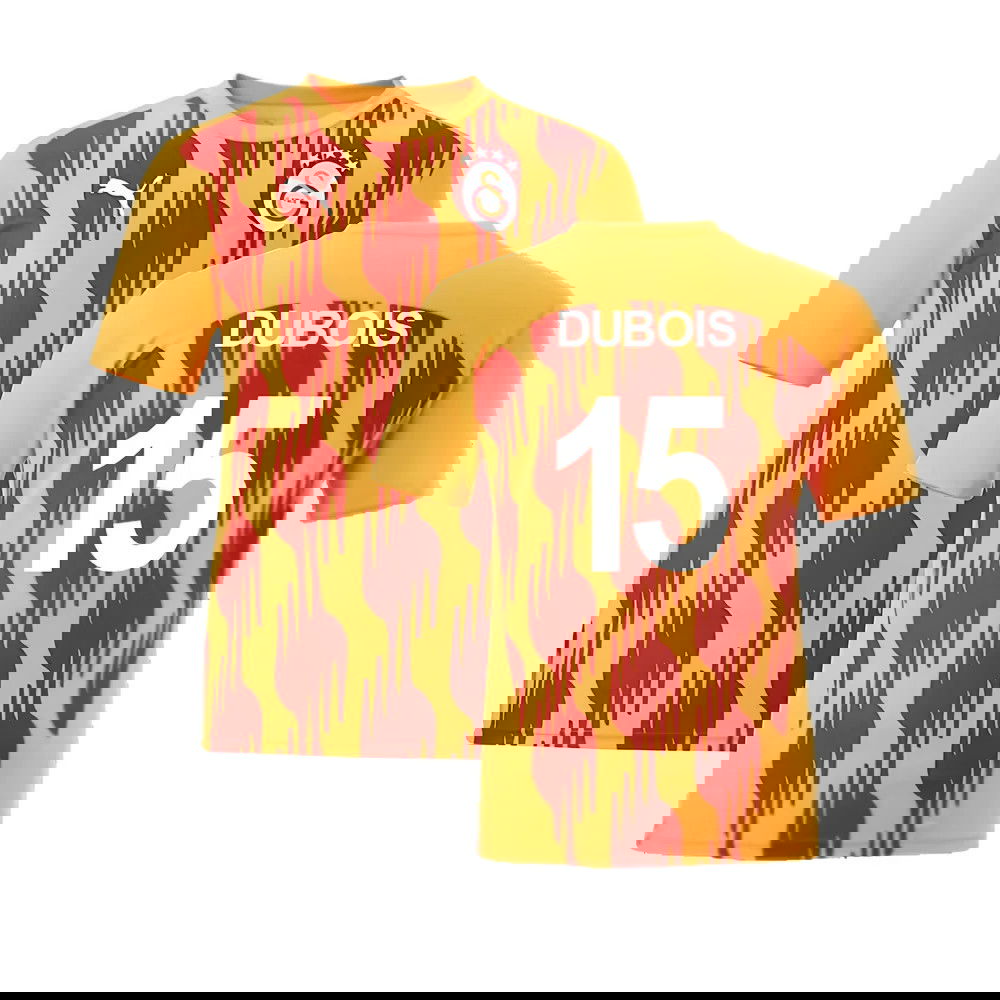 2024-2025 Galatasaray Pre-Match Shirt (Orange) (Dubois 15)