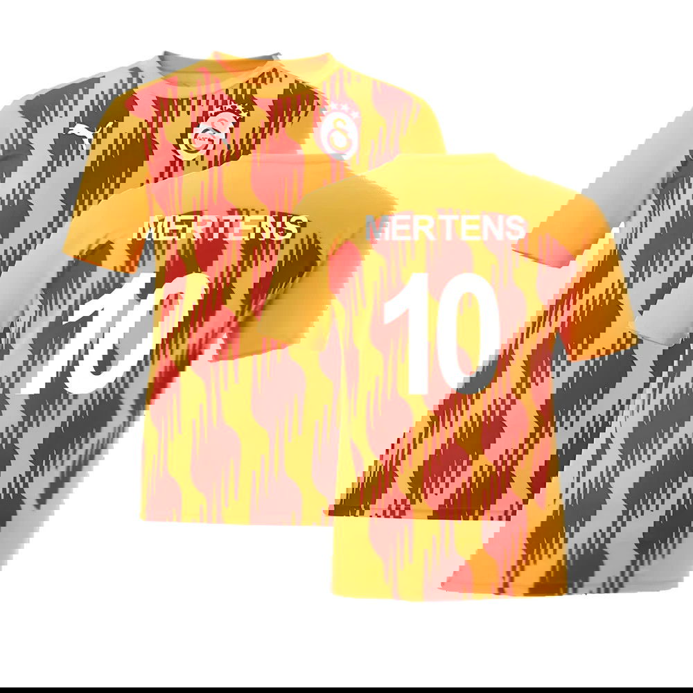 2024-2025 Galatasaray Pre-Match Shirt (Orange) (Mertens 10)