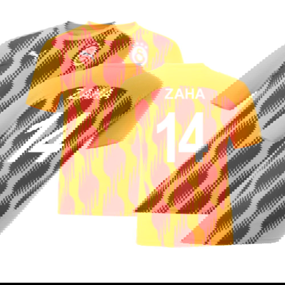 2024-2025 Galatasaray Pre-Match Shirt (Orange) (Zaha 14)