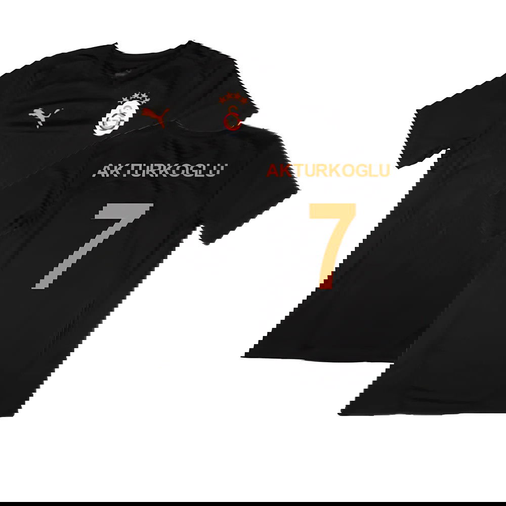 2024-2025 Galatasaray Training Jersey (Black) (Akturkoglu 7)